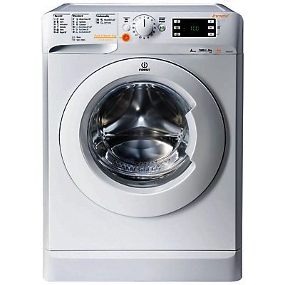 Indesit Innex XWDE861680XW Freestanding Washer Dryer, 8kg Wash/6kg Dry Load, A Energy Rating, 1600rpm Spin, White Indesit Innex XWDE861680XW Freestanding Washer Dryer, 8kg Wash/6kg Dry Load, A Energy Rating, 1600rpm Spin, White